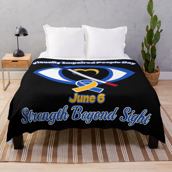 Item preview, Strength Beyond Sight – Visually Impaired People Day June 6 designed and sold by Eyepatch-Jacks.