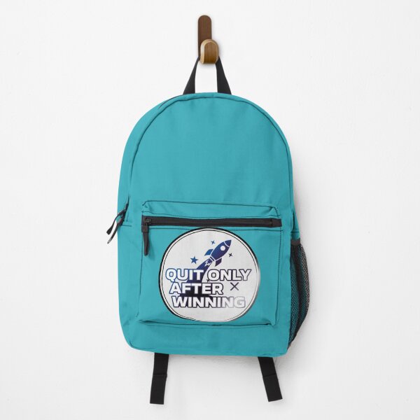 Item preview, Quit Only After Winning Rocket Success Motivation Sticker designed and sold by Scro-Ciob-Shop.