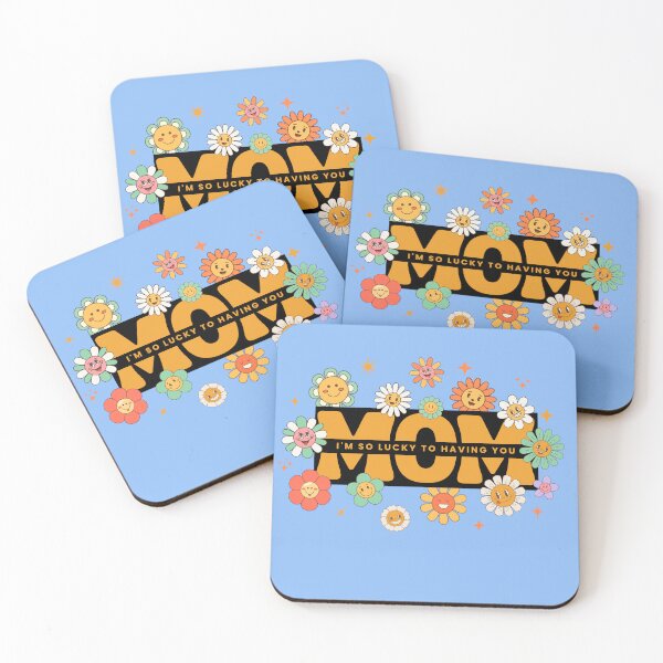 Item preview, Retro Groovy Mom I'm So Lucky Floral Aesthetic designed and sold by Tamer ⭐⭐⭐⭐⭐.