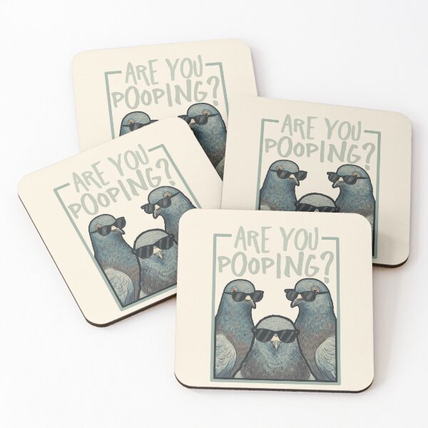 Item preview, Are You Pooping? - Bathroom Pigeons designed and sold by AnAzArt.