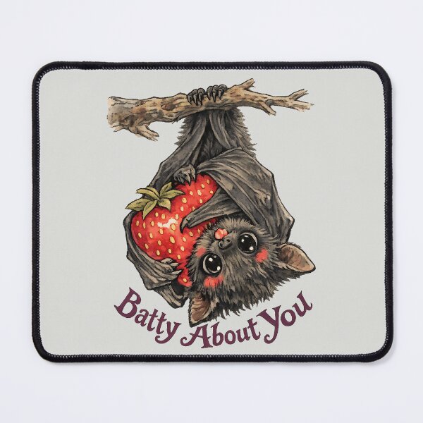 Item preview, Batty About You - Cute Fruit Bat Valentine designed and sold by DigitalGlade.