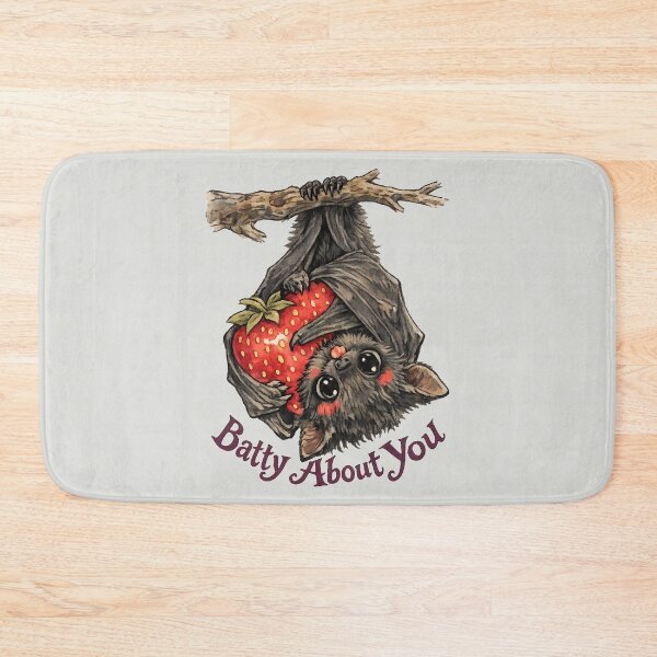 Item preview, Batty About You - Cute Fruit Bat Valentine designed and sold by DigitalGlade.