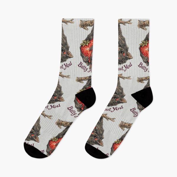 Item preview, Batty About You - Cute Fruit Bat Valentine designed and sold by DigitalGlade.