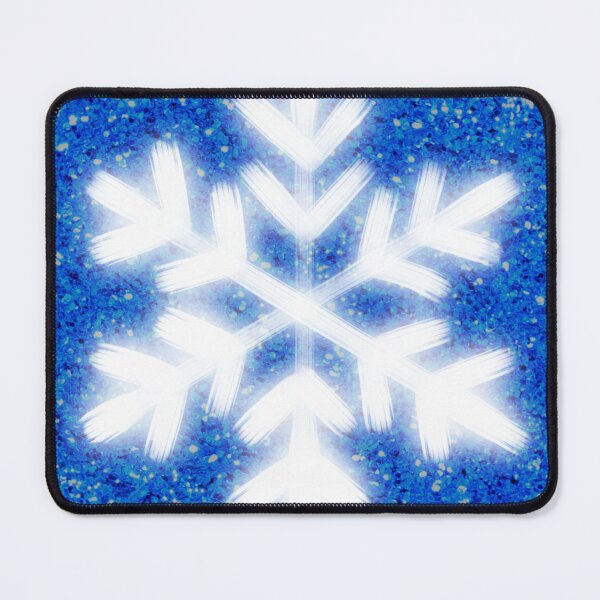 Item preview, Glitter blue white sparkling snowflake designed and sold by hollycooper.
