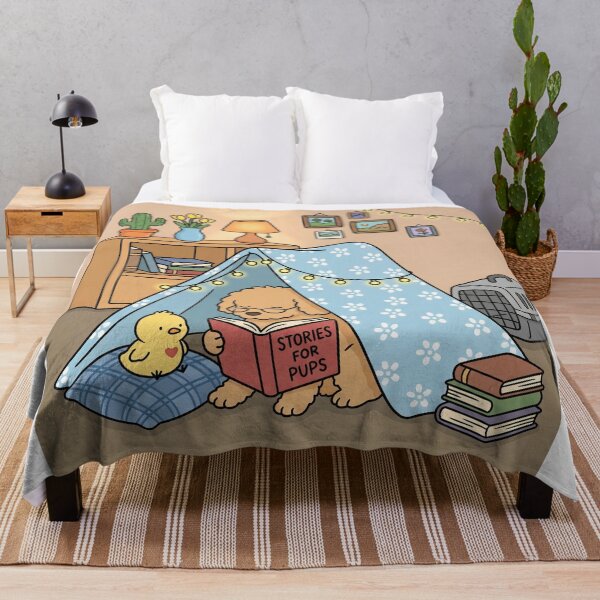 Item preview, Cozy Storytime in a Blanket Fort designed and sold by AbstractAuraArt.