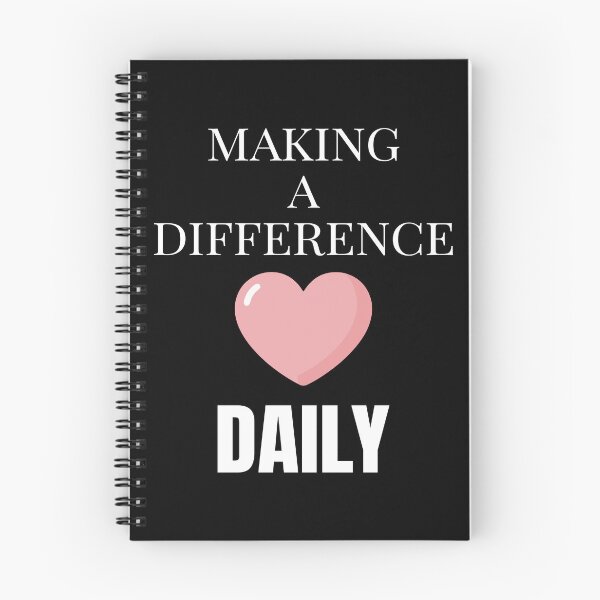Item preview, Making A Difference Daily - Inspiring Teacher Heart Gift Design designed and sold by Dantin.