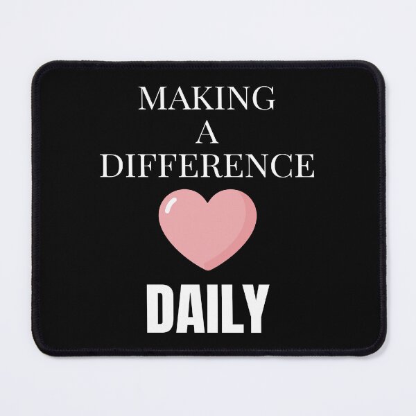 Item preview, Making A Difference Daily - Inspiring Teacher Heart Gift Design designed and sold by Dantin.