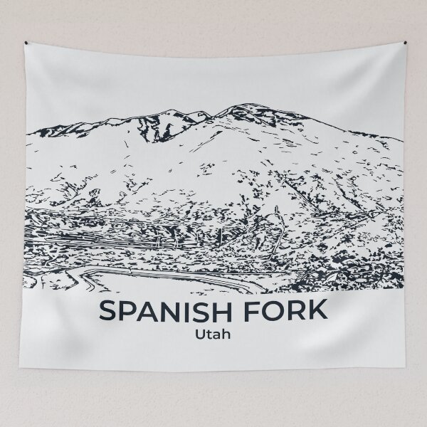 Item preview, Spanish Fork - Utah designed and sold by Lakeric Cityscapes.