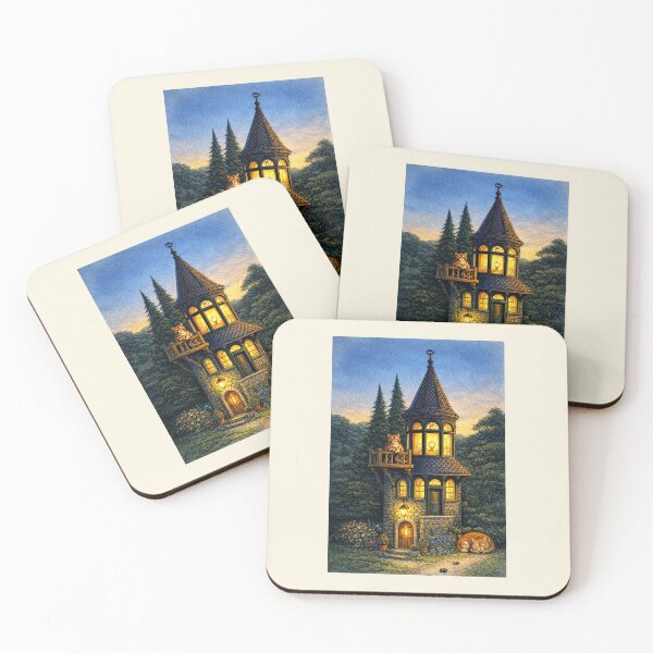 Item preview, Tower Cat Cottage — Cats of All Kinds Collection designed and sold by Novel Works Studio.