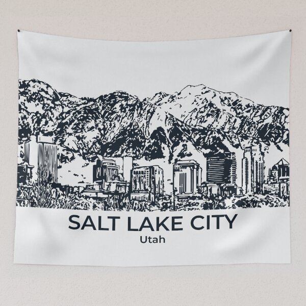 Item preview, Salt Lake City - Utah designed and sold by Lakeric Cityscapes.