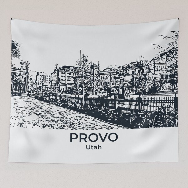 Item preview, Provo - Utah designed and sold by Lakeric Cityscapes.