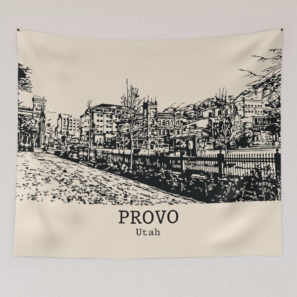 Item preview, Provo - Utah designed and sold by Lakeric Cityscapes.