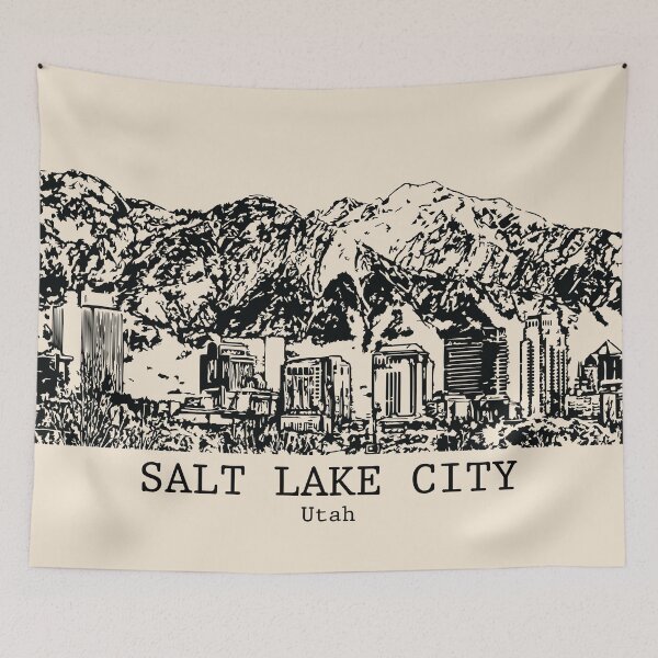 Item preview, Salt Lake City - Utah designed and sold by Lakeric Cityscapes.