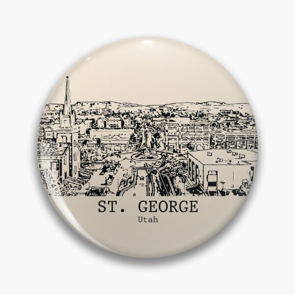 Artikelvorschau, St. George - Utah entworfen und verkauft von Lakeric Cityscapes.