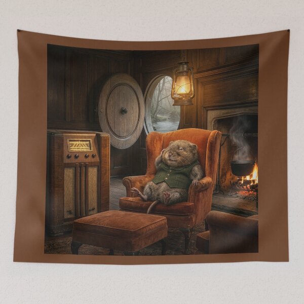 Item preview, Water Vole Naps After Day on the River designed and sold by Tridentulus.