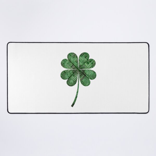 Item preview, Geometric Green Four Leaf Clover designed and sold by PMTaurus.