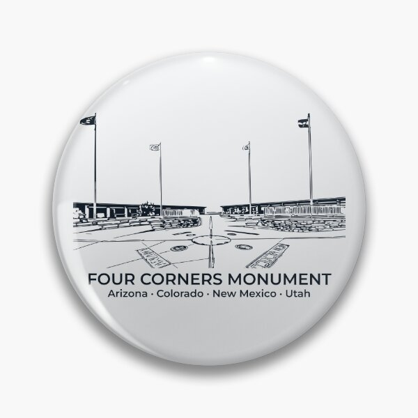Item preview, Four Corners Monument - USA designed and sold by Lakeric Cityscapes.