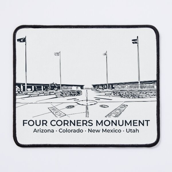 Item preview, Four Corners Monument - USA designed and sold by Lakeric Cityscapes.