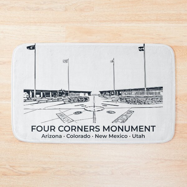 Item preview, Four Corners Monument - USA designed and sold by Lakeric Cityscapes.