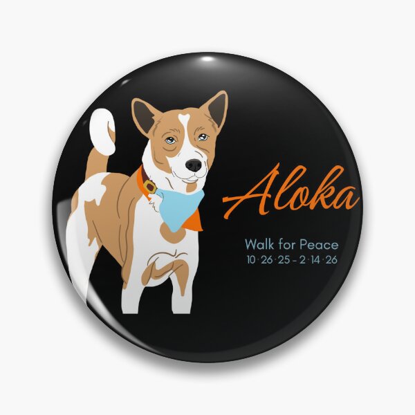 Item preview, Aloka the Peace Dog - Walk For Peace designed and sold by Druidgurl.