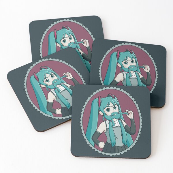 Item preview, Bearded lady hatsune miku designed and sold by selkaycik.