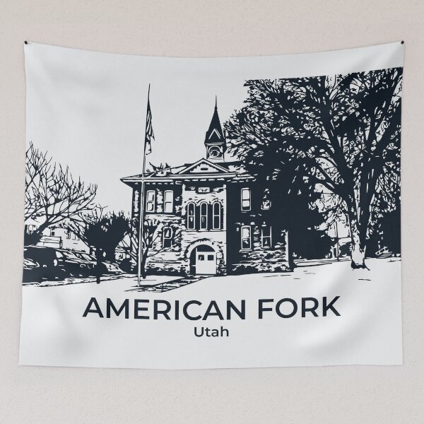 Item preview, American Fork – Utah designed and sold by Lakeric Cityscapes.