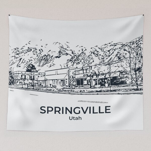 Item preview, Springville - Utah designed and sold by Lakeric Cityscapes.