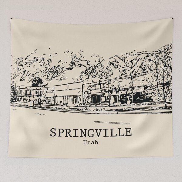 Item preview, Springville - Utah designed and sold by Lakeric Cityscapes.