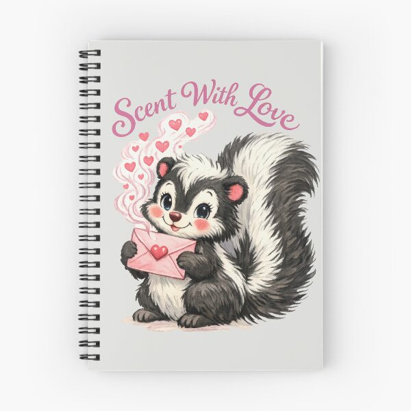 Item preview, Scent With Love - Cute Skunk Valentine Pun designed and sold by DigitalGlade.