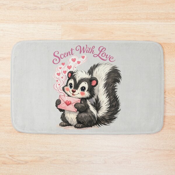 Item preview, Scent With Love - Cute Skunk Valentine Pun designed and sold by DigitalGlade.
