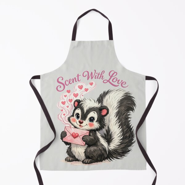 Item preview, Scent With Love - Cute Skunk Valentine Pun designed and sold by DigitalGlade.