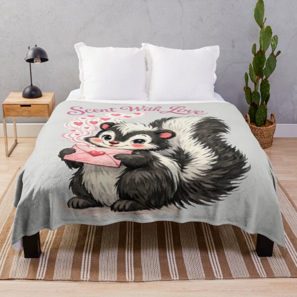 Item preview, Scent With Love - Cute Skunk Valentine Pun designed and sold by DigitalGlade.
