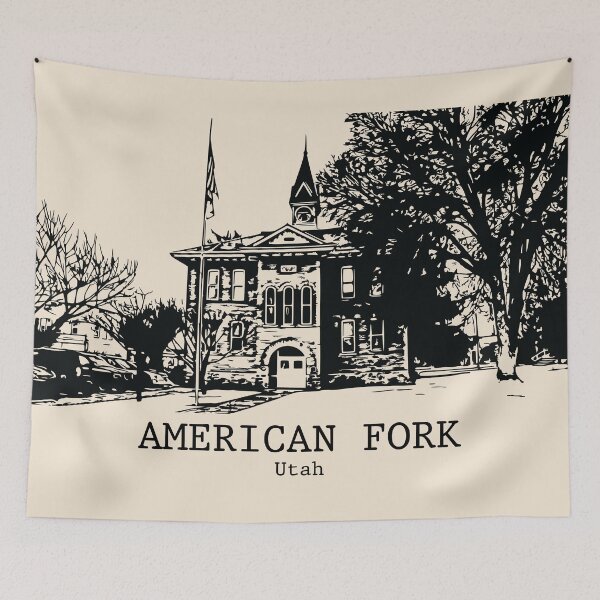 Item preview, American Fork – Utah designed and sold by Lakeric Cityscapes.