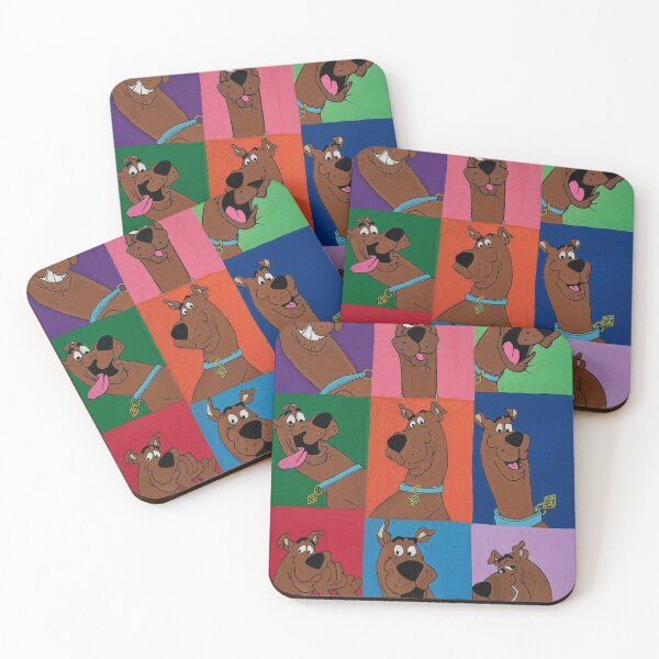 Item preview, Scooby-Doo Pop Art Collage | Colorful Cartoon Dog Wall Art Free hand Painting designed and sold by thejaylineaves.