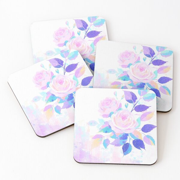 Item preview, Pastel Blooming Rose Garden designed and sold by Dusk Atelier.