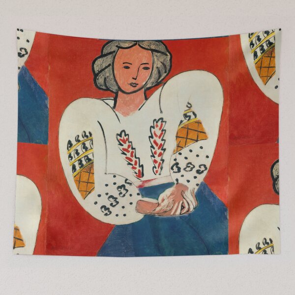 Item preview, The Romanian Blouse by Henri Matisse: Fauvist Portrait Fine Art Poster designed and sold by artofuniverse.