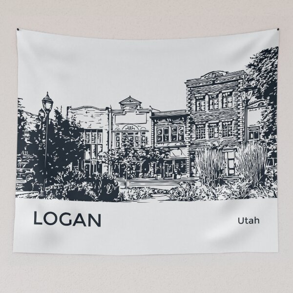 Item preview, Logan Utah designed and sold by Lakeric Cityscapes.