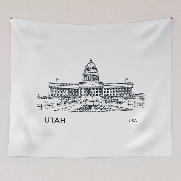 Item preview, Utah State USA designed and sold by Lakeric Cityscapes.