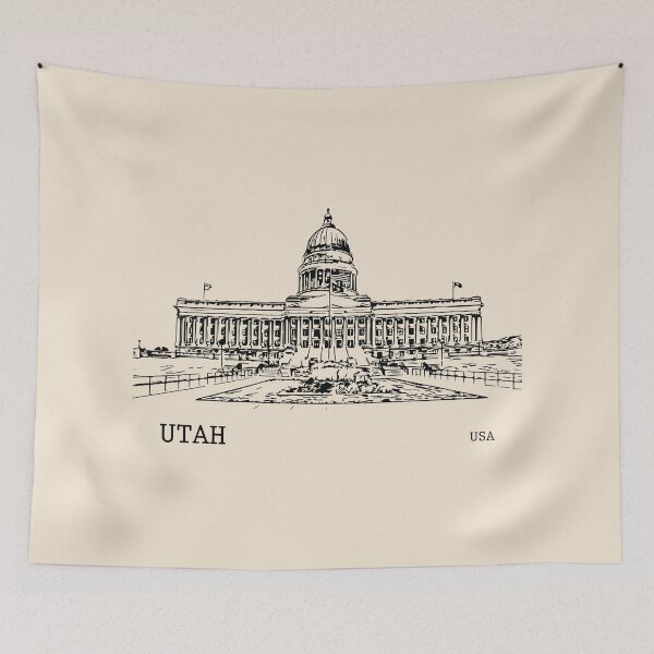 Item preview, Utah State USA designed and sold by Lakeric Cityscapes.