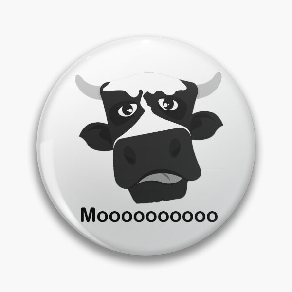 Item preview, Grumpy Cow – Funny Moody Cow Illustration designed and sold by WildAuraStudio.