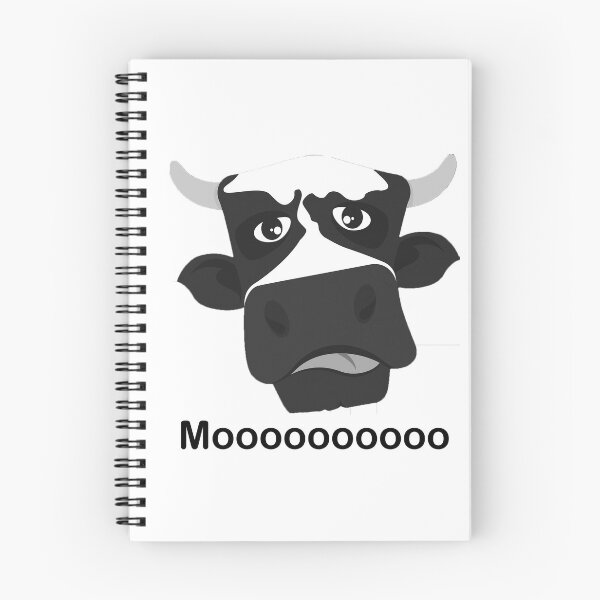 Item preview, Grumpy Cow – Funny Moody Cow Illustration designed and sold by WildAuraStudio.