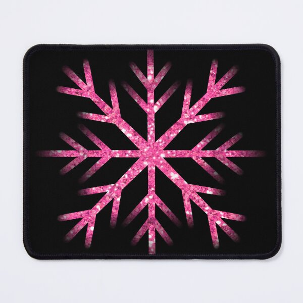 Item preview, Pink sparkling Snowflake, North Pole glitter chic designed and sold by hollycooper.