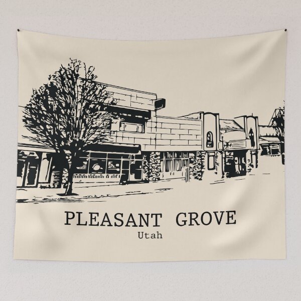 Item preview, Pleasant Grove - Utah designed and sold by Lakeric Cityscapes.