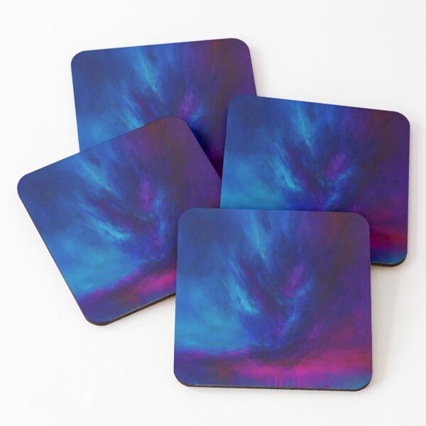 Item preview, Radiant Vortex – Blue and Magenta Abstract Energy Cloud Design designed and sold by Joey Santiago.