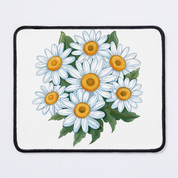 Item preview, White Daisy Bouquet - Fresh Romantic Floral Art Print designed and sold by DesignArtist.ia.