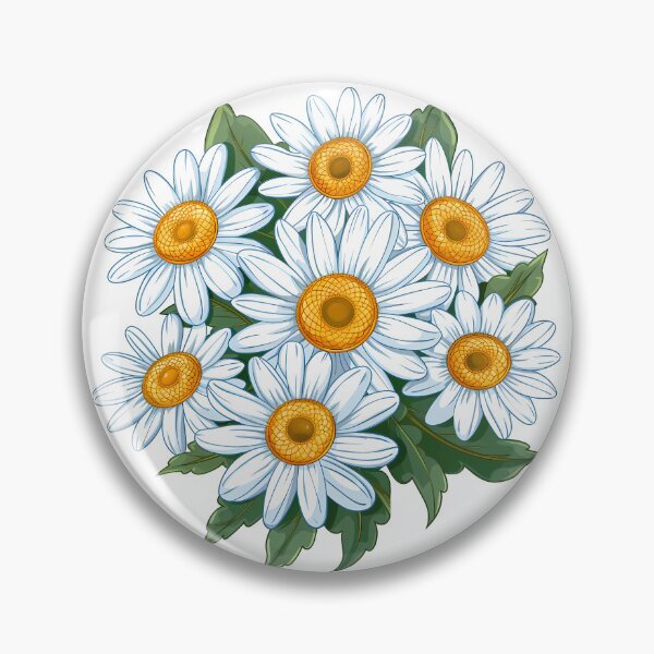 Item preview, White Daisy Bouquet - Fresh Romantic Floral Art Print designed and sold by DesignArtist.ia.