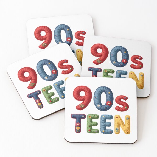 Item preview, 90s TEEN - IN COLORFUL FAUX LETTERING designed and sold by AlexOBrienArt.
