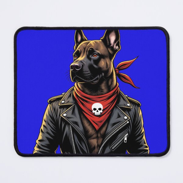 Item preview, Big Rebel Dog in Leather Jacket | Urban Rock Collection designed and sold by Bittor18.