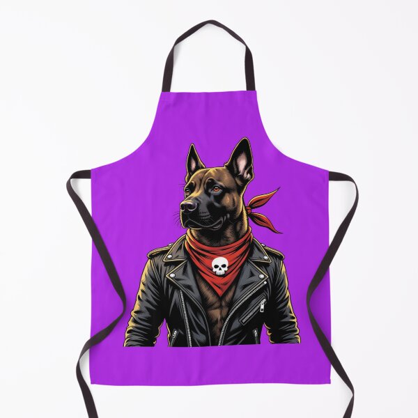 Item preview, Big Rebel Dog in Leather Jacket | Urban Rock Collection designed and sold by Bittor18.