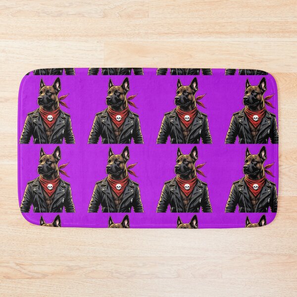 Item preview, Big Rebel Dog in Leather Jacket | Urban Rock Collection designed and sold by Bittor18.